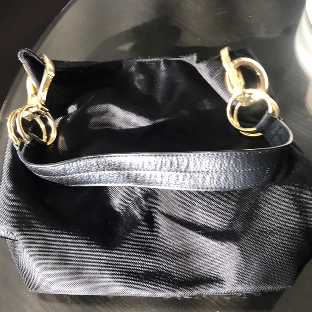 JPK black nylon bucket purse
